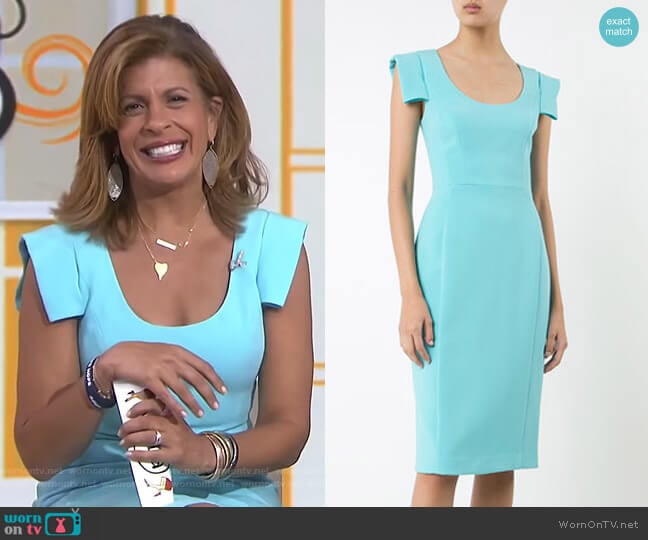 Scoop Neck Dress by Black Halo worn by Hoda Kotb on Today