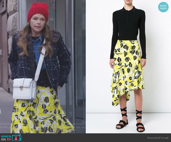 Asymmetrical Midi Skirt by Derek Lam 10 Crosby worn by Liza Miller (Sutton Foster) on Younger