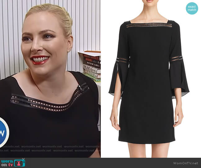 Trans 18 Esmarella Bell-Sleeve Sheath Dress by Elie Tahari worn by Meghan McCain on The View