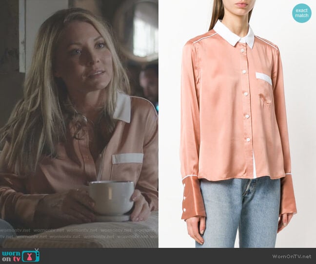 Huntley shirt by Equipment worn by Jessie Caine (Kaitlin Doubleday) on Nashville