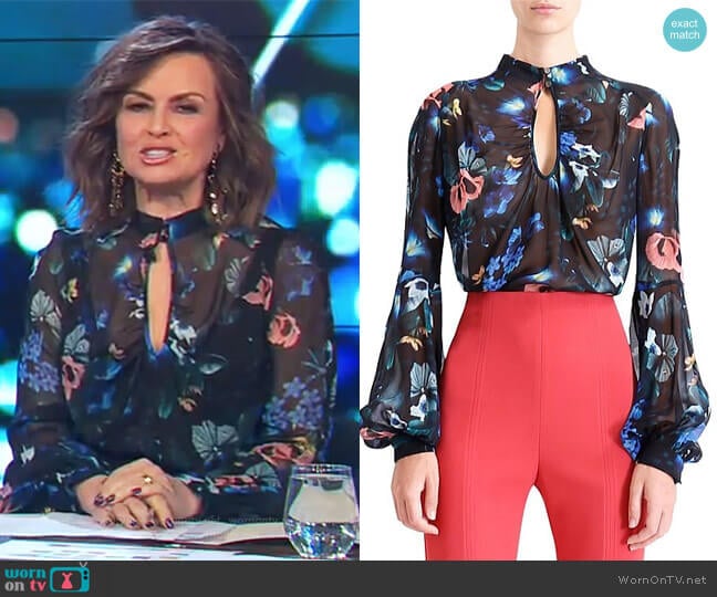 Harmony Blouse by Ginger & Smart worn by Lisa Wilkinson on The Project