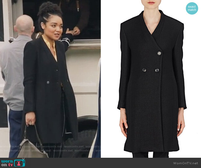 Dias Wool-Blend Coat by Isabel Marant worn by Kat Edison (Aisha Dee) on The Bold Type