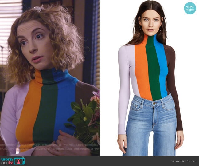 Long Sleeve Turtleneck by JoosTricot worn by Lauren (Molly Bernard) on Younger