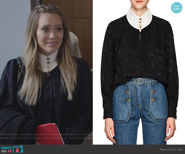 WornOnTV: Kelsey's black cape on Younger, Hilary Duff