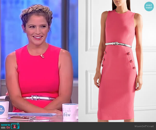 WornOnTV: Sara's pink belted dress on The View | Sara Haines | Clothes and  Wardrobe from TV