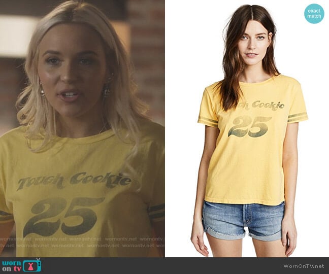 The Boxy Goodie Goodie Tee by Mother worn by Maddie Jaymes (Lennon Stella) on Nashville