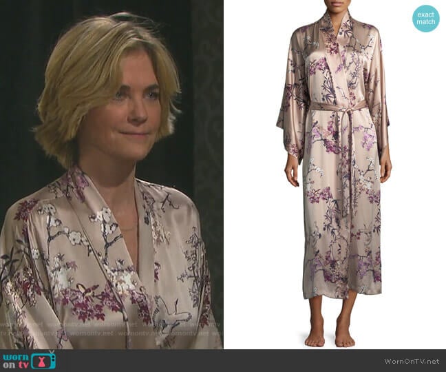 WornOnTV: Eve’s beige floral robe on Days of our Lives | Kassie DePaiva ...