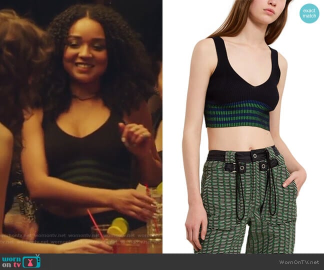 Striped Knit Tank by Opening Ceremony worn by Kat Edison (Aisha Dee) on The Bold Type