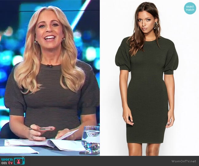 Fifi Knit Dress by Sheike worn by Carrie Bickmore on The Project