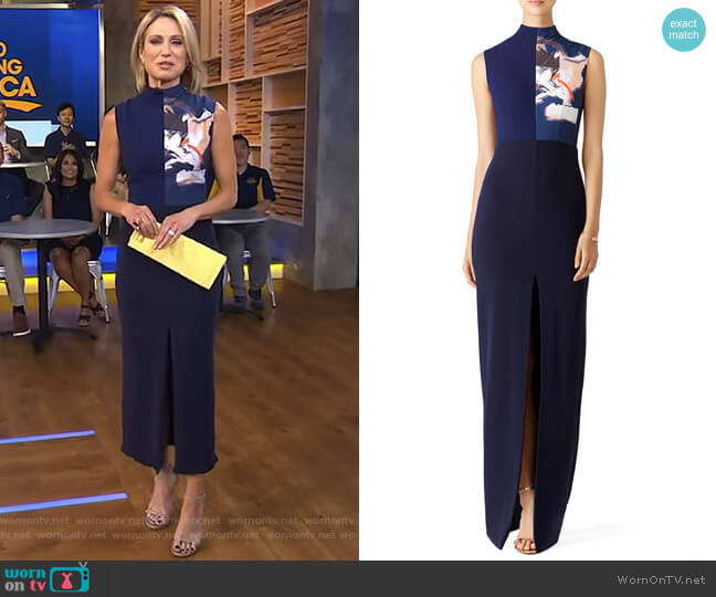 Solane Sleeveless Maxi Dress by Solace London worn by Amy Robach on Good Morning America