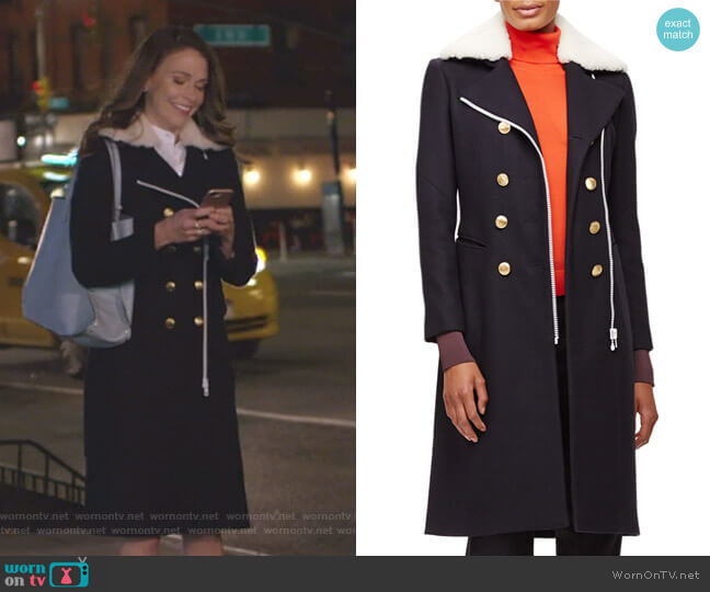 Sullivan Coat by Rag & Bone worn by Liza Miller (Sutton Foster) on Younger