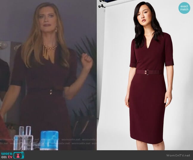 Jesabil Dress by Ted Baker worn by Sydney (Heather Doerksen) on Take Two