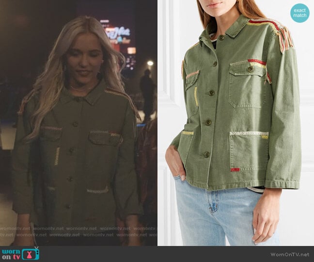 The Sergeant Embroidered Jacket by The Great  worn by Maddie Jaymes (Lennon Stella) on Nashville