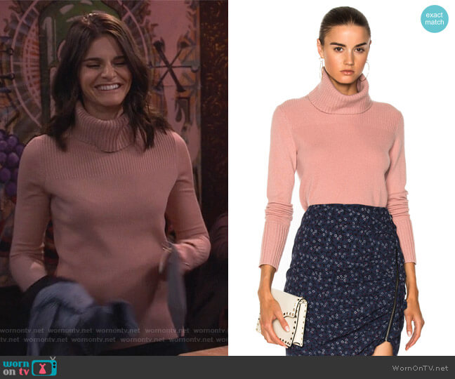 Asa Turtleneck Sweater by Veronica Beard worn by Leslie Curry (Lindsey Kraft) on Living Biblically