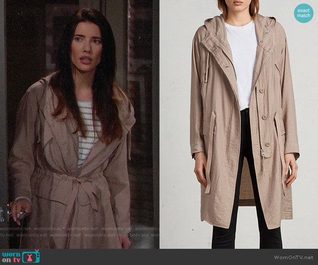 WornOnTV: Steffy’s pink parka on The Bold and the Beautiful ...