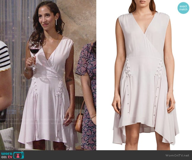 All Saints Miller Dress worn by Lily Winters (Christel Khalil) on The Young and the Restless