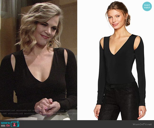 Bcbgmaxazria Hilda Bodysuit worn by Phyllis Newman (Gina Tognoni) on The Young and the Restless