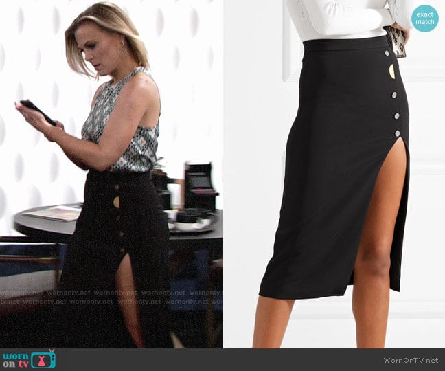 Cushnie et Ochs Dahlia Skirt worn by Phyllis Newman (Gina Tognoni) on The Young and the Restless