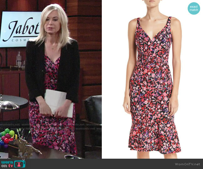 Elie Tahari Yirma Dress worn by Ashley Abbott (Eileen Davidson) on The Young and the Restless