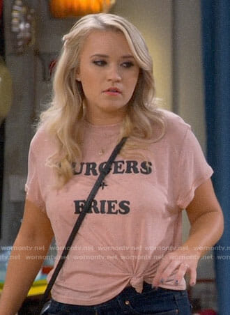 Gabi’s Burgers + Fries t-shirt on Young and Hungry