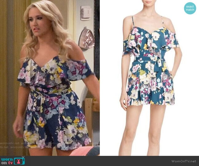 Guess Paige Romper worn by Gabi Diamond (Emily Osment) on Young and Hungry