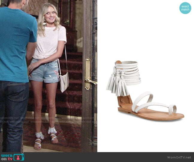 Jeffrey Campbell Glady Sandals worn by Abby Newman (Melissa Ordway) on The Young and the Restless