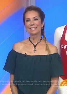 Kathie’s off shoulder jumpsuit on Today