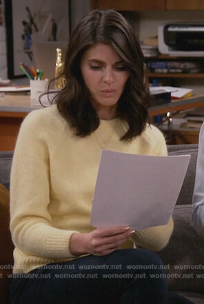 Leslie's yellow sweater on Living Biblically