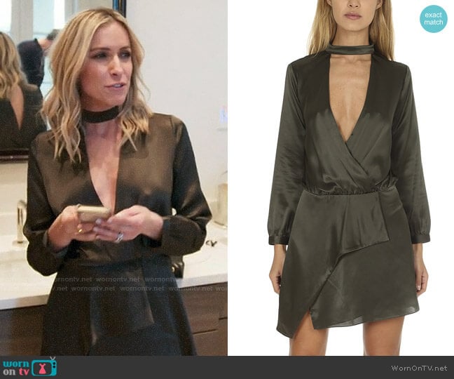 Michelle Mason Choker Mini Dress worn by Kristin Cavallari on Very Cavallari