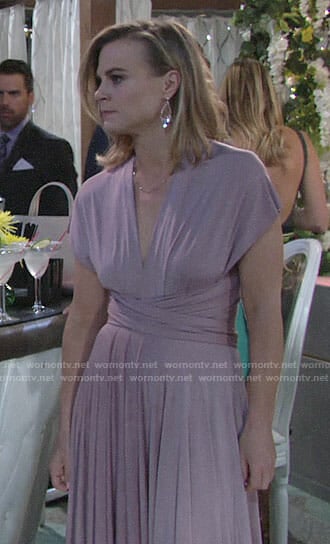 Phyllis’s lavender gown on The Young and the Restless