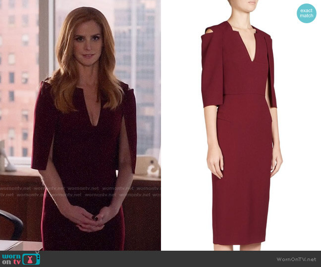 Roland Mouret Queensbury Dress worn by Donna Paulsen (Sarah Rafferty) on Suits