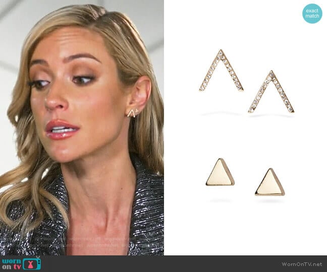 Uncommon James Little Stud and Dalisay Earrings worn by Kristin Cavallari on Very Cavallari