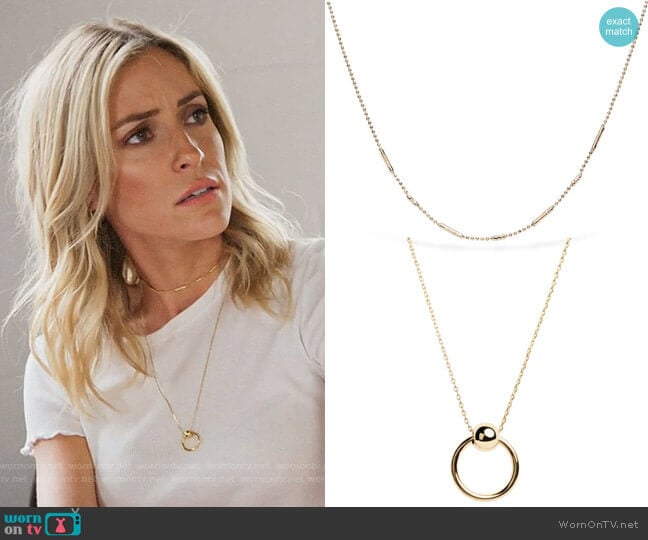 Uncommon James Ready to Mingle and Helix Necklaces worn by Kristin Cavallari on Very Cavallari