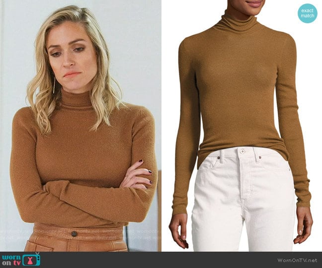 Vince Skinny Rib Sweater worn by Kristin Cavallari on Very Cavallari