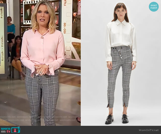 Mixed Snap Detail High Waisted Legging by Alexander Wang worn by Megyn Kelly on Today