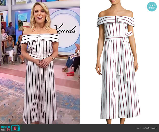 Ninna Striped Jumpsuit by Alexis worn by Megyn Kelly on Today