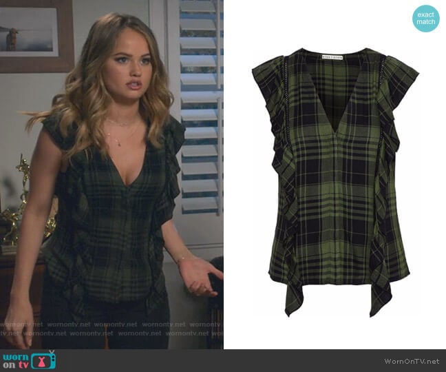 Janet Top by Alice + Olivia worn by Patty Bladell (Debby Ryan) on Insatiable