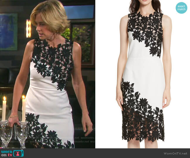 Margy Dress by Alice + Olivia worn by Eve Donovan (Kassie DePaiva) on Days of our Lives