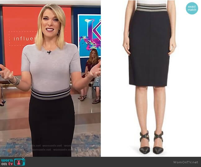 Wool Pencil Skirt by Brunello Cucinelli worn by Megyn Kelly on Today