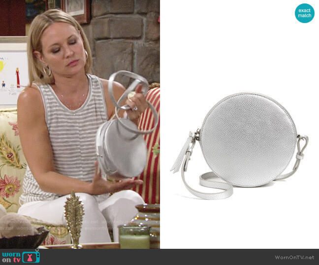 Chelsea28 Cassie Faux Leather Crossbody Bag worn by Sharon Newman (Sharon Case) on The Young and the Restless