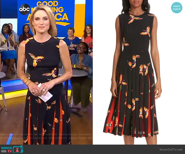 Talita Dress by Diane von Furstenberg worn by Amy Robach on Good Morning America