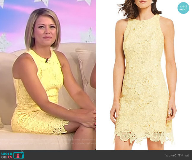 Lace Shift Dress by Eliza J worn by Dylan Dreyer  on Today
