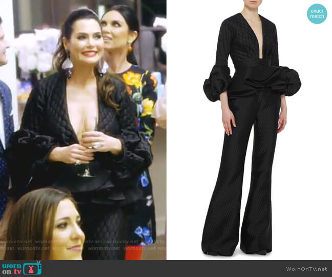 Maia Top and Dixie Pants by Johanna Ortiz worn by D’Andra Simmons on The Real Housewives of Dallas