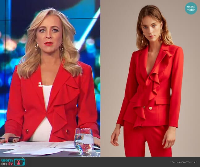 Dayllight Blazer by Keepsake worn by Carrie Bickmore on The Project