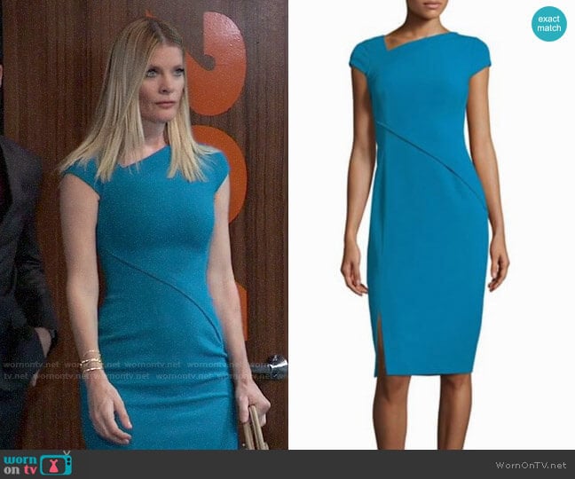 LK Bennett Dr. Sissi Core Dress worn by Nina Reeves (Michelle Stafford) on General Hospital