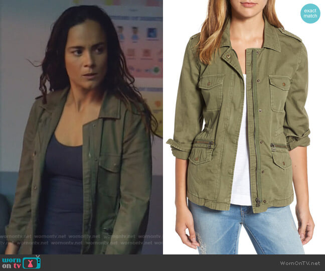 WornOnTV: Teresa’s green army jacket on Queen of the South | Alice ...