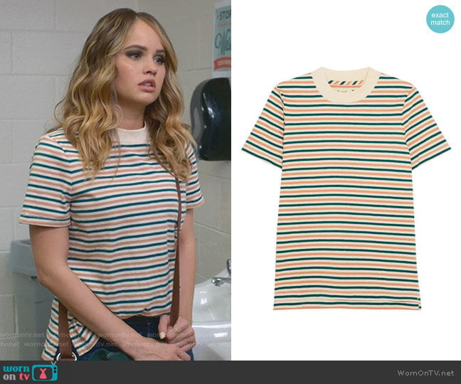 Madewell Striped T-shirt worn by Patty Bladell (Debby Ryan) on Insatiable