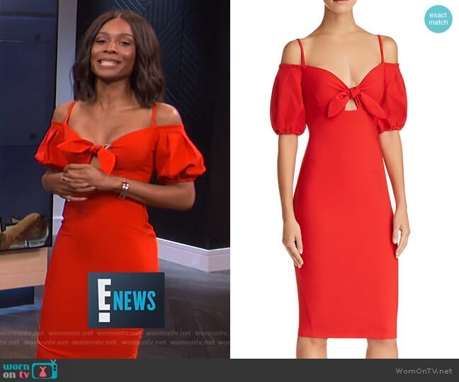 Belle Dress by Nookie worn by Zuri Hall on E! News