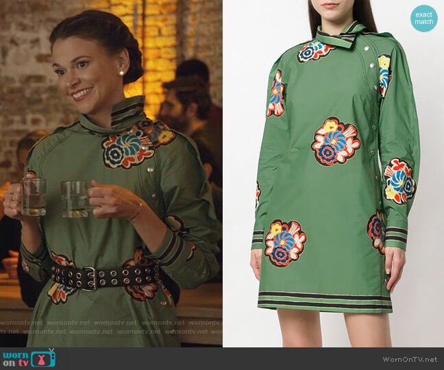 Printed Shift Dress by Philosophy Di Lorenzo Serafini worn by Liza Miller (Sutton Foster) on Younger