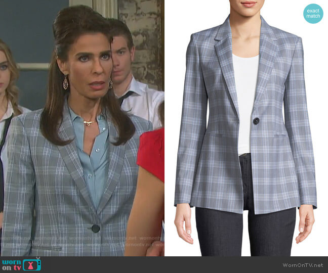 WornOnTV: Hope’s plaid blazer on Days of our Lives | Kristian Alfonso ...